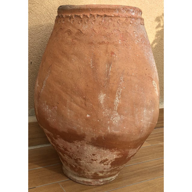 18th Century Large Terracotta Hand Carved French Biot Pot For Sale - Image 4 of 13
