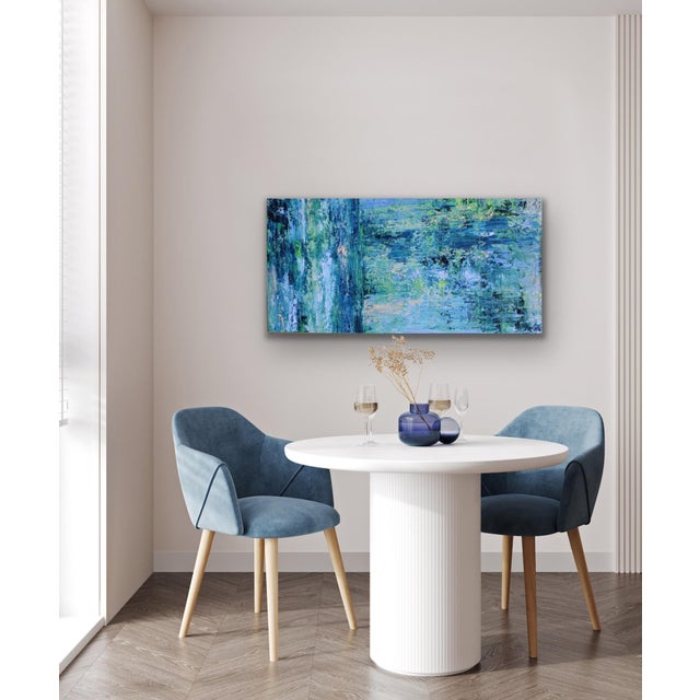 Solitude Original Abstract Painting by Lisa Finlayson For Sale - Image 10 of 11