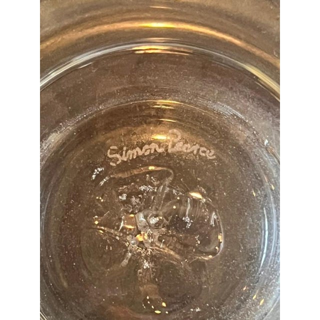 Traditional Simon Pearce Hand-Blown Glassware - Vase For Sale - Image 3 of 3