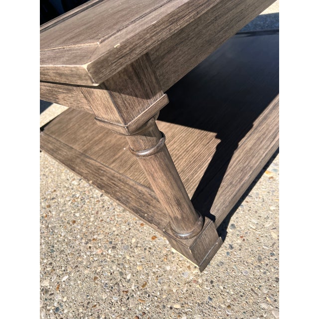 Traditional Bernhardt Canyon Ridge Square Coffee Table For Sale - Image 3 of 4