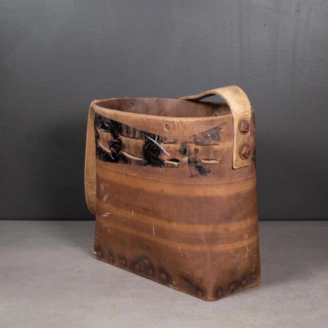 ABOUT A vintage vulcanized rubber construction worker took caddy with strap. CREATOR Unknown. DATE OF MANUFACTURE c.1940....