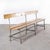French School Bench with Back from Mullca, 1960s For Sale - Image 4 of 11