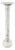 20th Century White Veined Marble Column For Sale