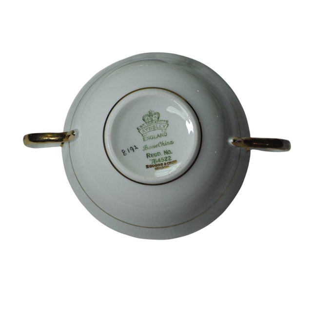 Vintage Aynsley Dunrobin Bone China Complete Set for 12 (56 Pieces) With Extras For Sale - Image 12 of 12