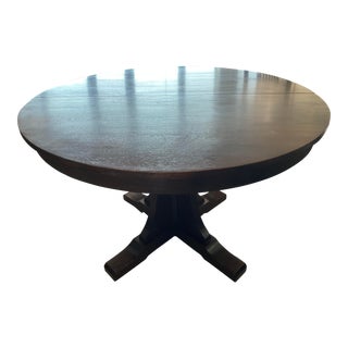 Stickley Extendable Round Dining Table For Sale