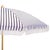 Modern Bella 6.5 Ft Beach Fringed Umbrella, Black Bistro Stripe For Sale - Image 3 of 8