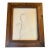 1950’s Abstract Nude Charcoal Study Drawing Carved Wood Frame For Sale