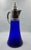 Austrian Vintage Cobalt Blue Glass Jug For Sale - Image 4 of 11