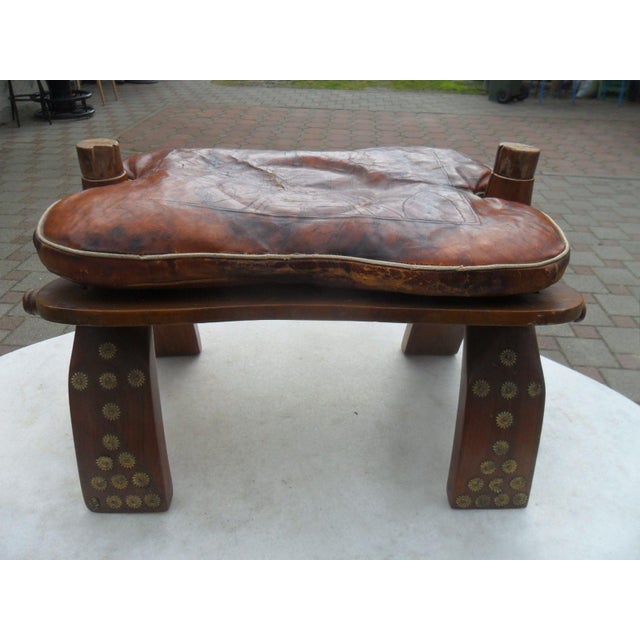 Mid-Century Modern Wooden Stool For Sale - Image 6 of 11