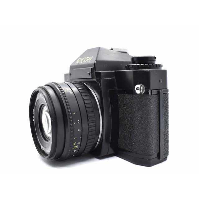 Mid-Century Modern 1980's Ricoh Kr-5 Super 35mm SLR Camera With Rikenon 50mm Lens For Sale - Image 3 of 10