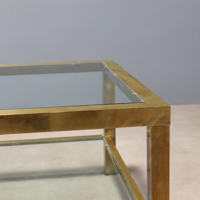 Vintage Glass Coffee Table, 1970s For Sale - Image 6 of 9