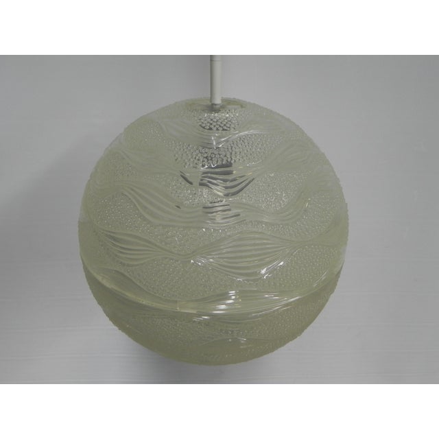 Vintage Hanging Lamp with Round Plastic Globe﻿, 1960s For Sale - Image 15 of 16