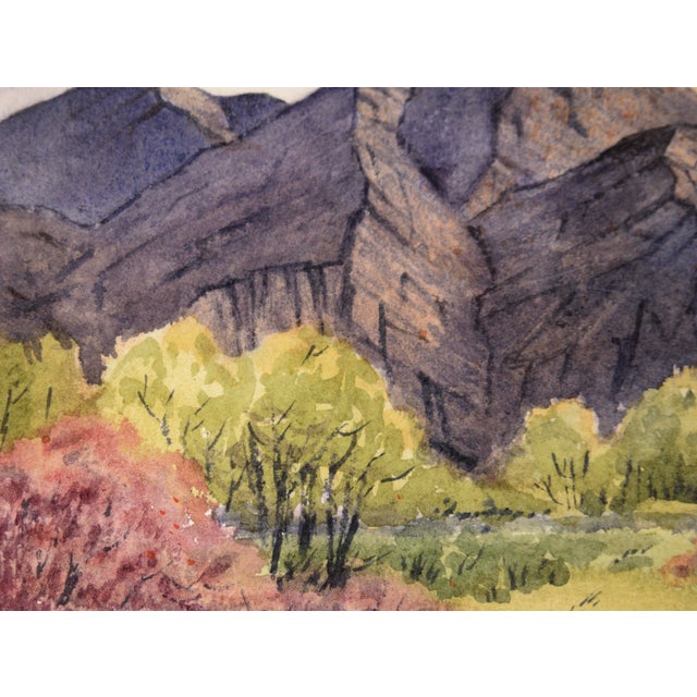 "Out West" Rocky Mountain Landscape by Ruth Scott For Sale In Monterey, CA - Image 6 of 9