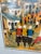 Late 20th Century Patrick Bergsma Township Scene Signed Painting, Circa 1996 For Sale - Image 5 of 12