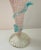 Art Deco Venetian Pink Murano Overshot Glass Epergne Vase For Sale - Image 3 of 8