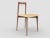 Not Yet Made - Made To Order Modern Linea 605 Grey Chair in Beige Leather and Wood by Collector Studio For Sale - Image 5 of 5