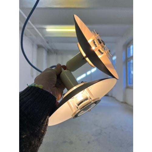 Gray Luna 8021 P Silver Grey Pendant Lamp by Jeka For Sale - Image 8 of 11