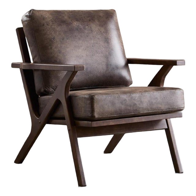 Mid Century Modern Accent Chair – Upholstered Armchair For Sale