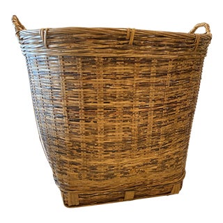 Large Boho Planter Wicker Rattan Basket For Sale