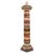 Grand Tour Specimen-Marble Obelisk, Italian, 19th century A jewel-like tabletop obelisk built from alternating bands of...