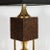 Mid-Century Modern Mid-Century Modern Sculptural Polished Brass and Cork Table Lamps - a Pair For Sale - Image 3 of 12