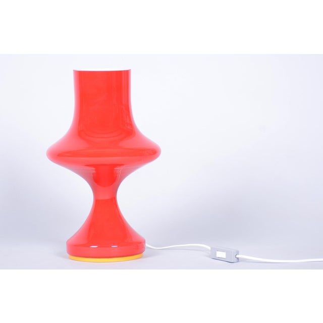 Mid-Century Modern Table Lamp in Tinted Glass by Štěpán Tabera, Czech, 1960s For Sale - Image 11 of 11