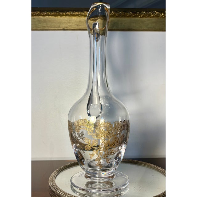 Early 21st Century Vintage French Crystal Pitcher from Sèvres, 2010s For Sale - Image 5 of 15