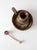 Vintage Handmade Studio Pottery Oil Lamp For Sale - Image 12 of 13