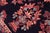 Shabby Chic Persian Tabriz Blue/Red Wool Rug - 7'1'' X 9'10'' For Sale In New York - Image 6 of 10