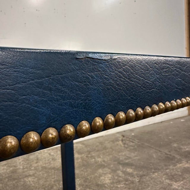 Pierre Lottier-Style Vinyl Wrapped Game Dining Table For Sale In Cleveland - Image 6 of 12