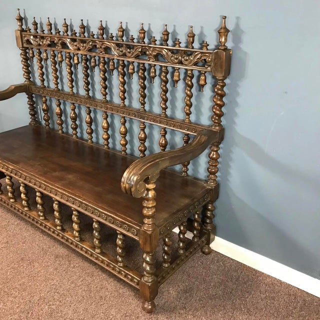 Selling an antique Spanish/Moorish style wood bench. Stunning piece that we purchased for our prior home upstate. We just...