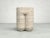 Chunky Classic Travertine Side Table & Stool by Dalmoto Dimensions: D 34 x W 34 x H 46 cm. Materials: Classic Travertine....
