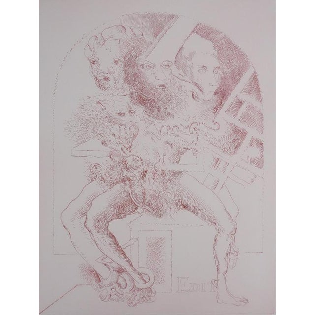 Popovic Ljuba, And the Major of Immensity, Engraving For Sale - Image 3 of 10