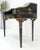 Chinoiserie Chinoiserie Multiple Compartments Asian Writing Table Desk Rounded Bach For Sale - Image 3 of 12