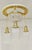 19th Century Art Nouveau Ceiling Lamp, 1890s For Sale - Image 5 of 11