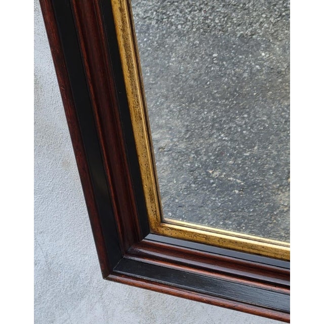 Antique 19th Century American Walnut Mirror Federal Style Gold Gilt Frame For Sale - Image 17 of 18