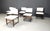 White Mid-Century Scandinavian Teak Dining Chairs, 1960s, Set of 6 For Sale - Image 8 of 12