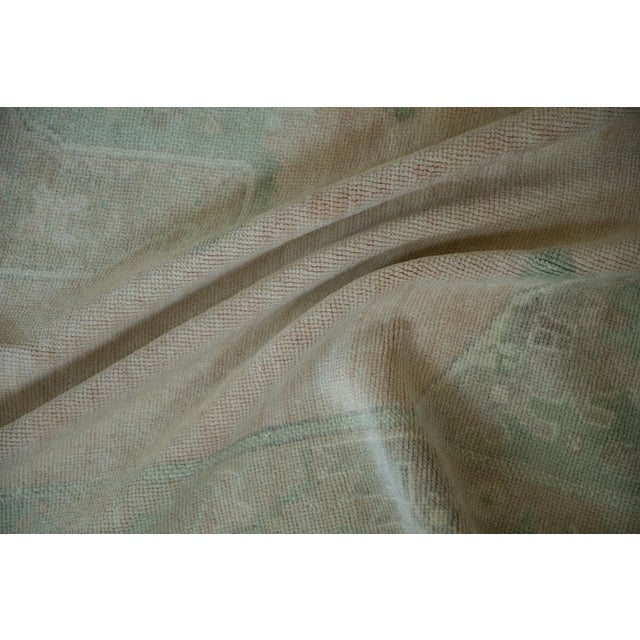 Traditional Vintage Distressed Oushak Carpet - 5'9" x 8'6" For Sale - Image 3 of 10