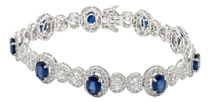 18k Sapphire Bracelet