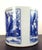 Chinese porcelain Shi Lang commemorative bitong, a finely formed brush pot with straight sides, a double rim, and a white...