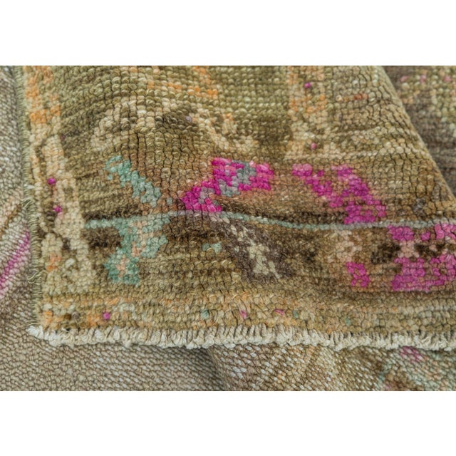 Turkish Vintage Rug 4'3" x 12' #20817 For Sale In Houston - Image 6 of 8