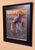 Figurative Horseface by Jeff Slemons | Soft Pastel on Sanded Paper of a horse grazing in a field. For Sale - Image 3 of 4