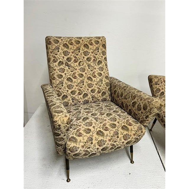 Mid 20th Century Italian Lounge Chairs For Sale - Image 4 of 9