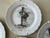 Shabby Chic Vintage Plates Featuring French Vocations - Set of 4 For Sale - Image 3 of 8