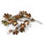 Curtis Jere 1970s C. Jeré "Leaves" Wall Sculpture in Mixed Metals For Sale - Image 4 of 8