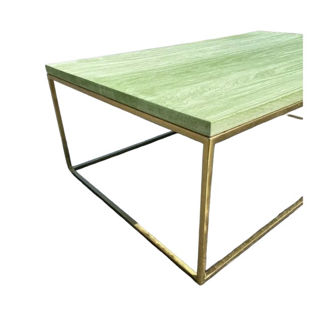 Custom Hand Painted Coffee Table For Sale - Image 11 of 12