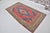 1950s Handwoven Vintage Oushak With Faded Geometric Medallion For Sale - Image 5 of 10