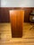 Mid Century Danish Teak Armoire Highboy Dresser For Sale - Image 4 of 10