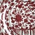 Japanese Japanese Imari Red & White Porcelain Charger With Garden Scene 20thC For Sale - Image 3 of 7