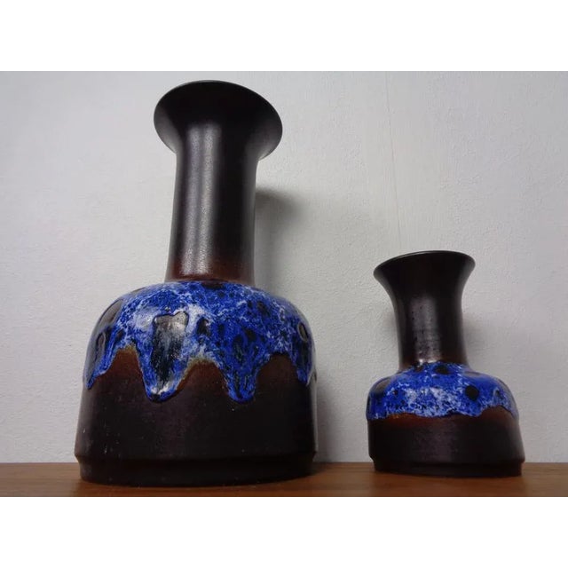 Pop Art Ceramic Vases from Jasba, 1970s, Set of 2 For Sale - Image 6 of 13